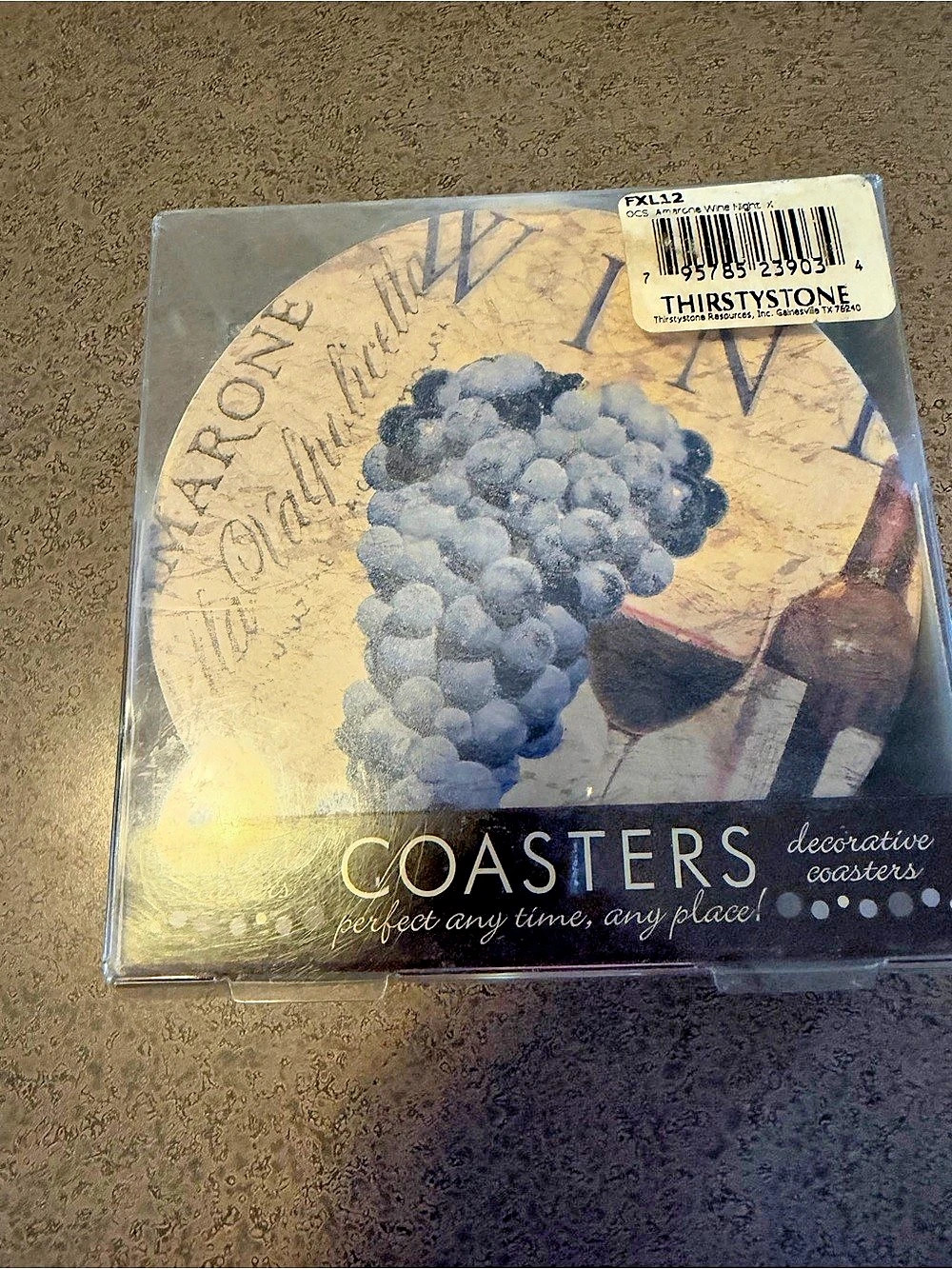 Thirstystone Coasters Grape Design Set